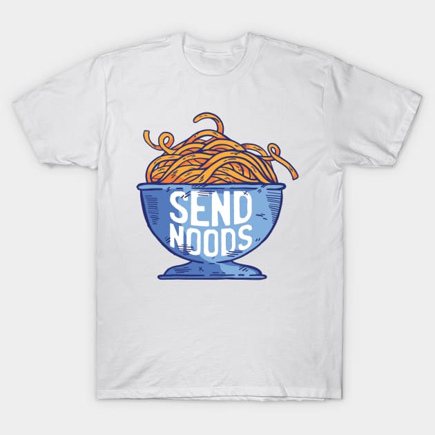 Send Noods T-Shirt by madeinchorley